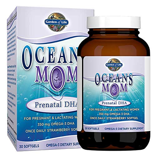 Garden of Life Oceans Mom Prenatal Fish Oil Dha, Omega 3 Fish Oil