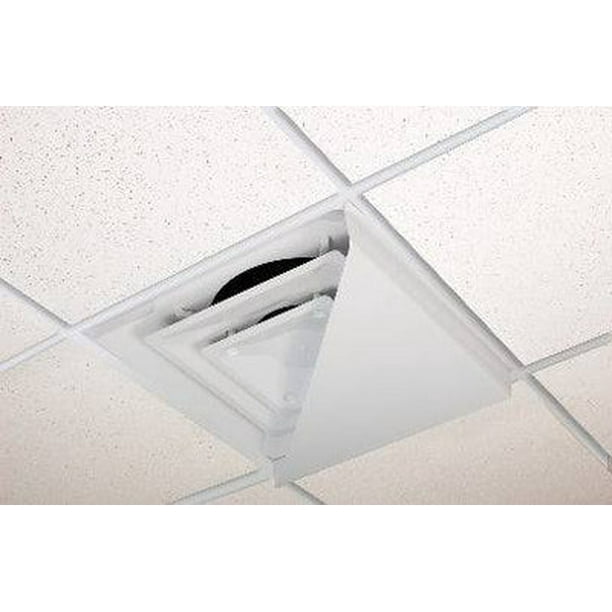 Corner Air Diverter (triangle) for 2'x2' Ceiling Air Diffuser2 pack