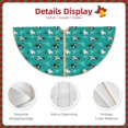 thumbnail image 3 of Haiem Ducks A Pattern Christmas Tree Skirt Merry Christmas Party Christmas Tree Decoration,New Year Decorations-30", 3 of 6