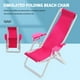 thumbnail image 4 of BRIGHTFUFU Mini tumbona de juguete de tela Oxford, silla de playa plegable ajustable de simulación pequeña, juguete para casa de muñecas, accesorios, 4 of 7