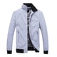 thumbnail image 1 of Chaqueta clásica holgada de color sólido con cuello levantado para hombre Chaqueta deportiva ligera y versátil, 1 of 3