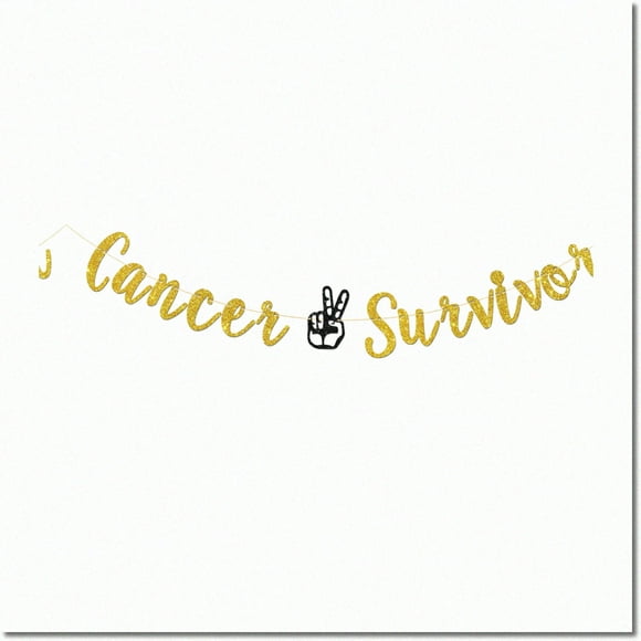 Voyage d'Or: Décorations de Fête d'Aventure de Survivant du Cancer
