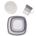thumbnail image 2 of Noritake Colorscapes Layers Charcoal 4-Piece Square Place Setting, 2 of 7