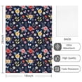 thumbnail image 2 of 2 Pcs Pioneer Flower Floral Print Pattern Kitchen Towels, Funny Microfiber Dish Towel Set, 18" X 26" Tea Towels, 2 of 6