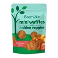 thumbnail image 3 of (6 pack) Beech-Nut Mini Waffles Butternut Berry Hidden Veggies Toddler Snack, 3.2 oz Bag, 3 of 9