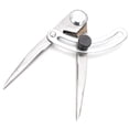 thumbnail image 4 of Leather Compass Wing Spacing Gauge Stainless Steel Woodworking Taper Measuring Tool 100mm, 4 of 10