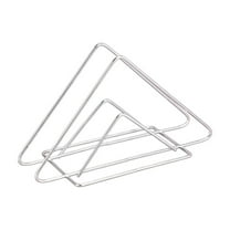 Yonrjhukm Stainless Steel Napkin Rack, Semicircular Paper Towel Holder for Kitchen, Dining Table, Restaurant, Space-Saving Vertical Design, Easy Dispensing, Modern Aesthetic