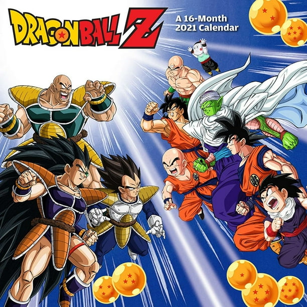 Dateworks 21 Dragon Ball Z Wall Calendar Walmart Com