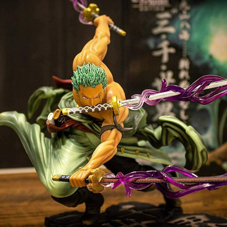 ZLKI Collectible Roronoa Zoro Ii Action Figure, PVC, 7