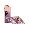 thumbnail image 2 of i-Blason Cosmo - Back cover for cell phone - thermoplastic polyurethane (TPU) - purple marble - 6.1" - for Apple iPhone 13, 2 of 9