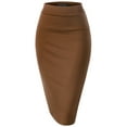 thumbnail image 1 of Thanth Womens Waist Band Streychy Solid Pencil Skirt(Plus Size Available), 1 of 4