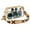 khaki, variant on Clear Crossbody Bag with Adjustable Embroidered Shoulder Strap Large Capacity Clear Stadium Bag with Tassel Stadium Approved Clear Crossbody Purse Bag Portable Clear Bag for Concerts Stad