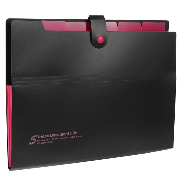 WORGEOUS Organizador de archivos expandible para oficina, organizador de archivos de papel duradero, carpeta de archivos multicapa