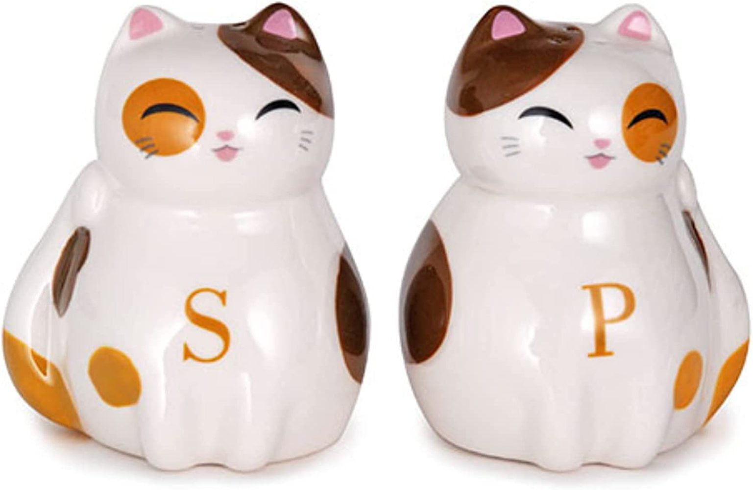 Dubout Cats Cat Salt & Pepper Pots Ceramic Cruet Set Shakers Novelty Gift Boxed 