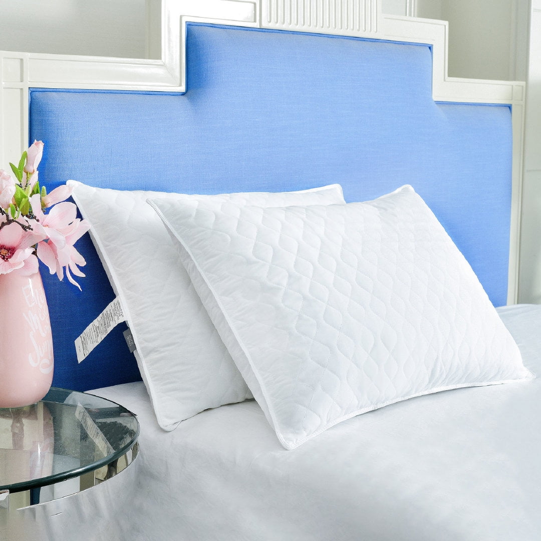 White Quilted Goose Feather & Down Pillow Set of 2 Walmart Canada White Quilted Goose Feather & Down Pillow Set of 2 Walmart Canada