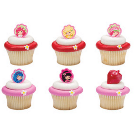 Strawberry Stortcake And Friends Cupcake Rings Party Of 24
