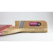 Butterfly Nakama P6 Penhold Table Tennis Racket-All Wood Blade-Flextra 1.7 Rubbers