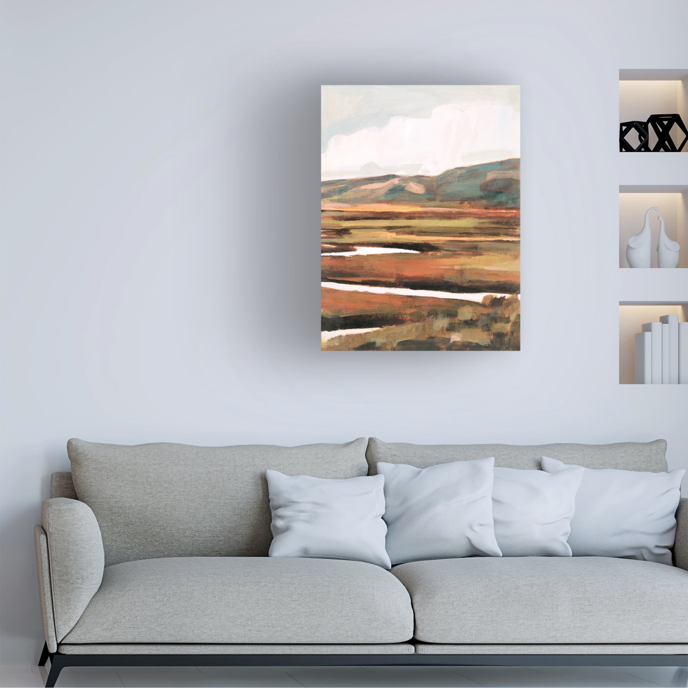 Victoria Borges 'Mountain Field II' Canvas Art