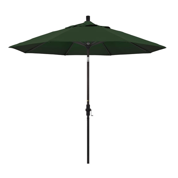 California Umbrella 9' Patio Umbrella in Hunter Green