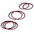 thumbnail image 3 of 7Pcs Red Exterior A/C Air Vent Outlet Ring Cover Trim for Mercedes, 3 of 5