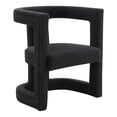 thumbnail image 1 of Fauteuil d'Appoint en Bouclé Noir Ada, 1 of 6