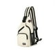 thumbnail image 2 of Mini mochila para mujer, bolso pequeño para el pecho, bandoleras, bolso deportivo para mujer, mochila de viaje, bolso cruzado, mochila para niña, BLANCO Rojo Verde, 2 of 5