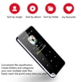 thumbnail image 2 of M25 BT MP3 Music Video Player Lossless HiFi Sound 1.8-inch OLED Screen with FM Radio Recording Stereo FM MP3 MP4 3.5mm o Input TF Card by Selected, 2 of 5