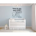 thumbnail image 3 of Spell Love Winnie The Pooh Quote Disney Cartoon Quotes Wall Sticker Art Decal for Girls Boys Room Bedroom Nursery Kindergarten House Fun Home Decor Stickers Wall Art Vinyl Decoration Size (10x10 inch), 3 of 3