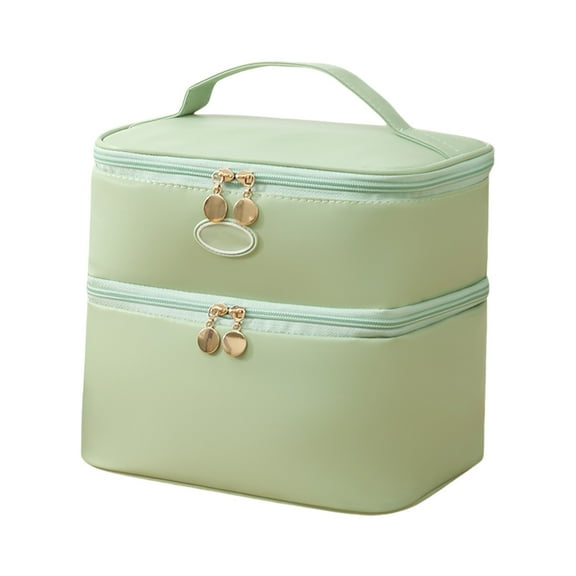 openpig Double Layer Cooler Insulated Lunch Bag, Adult Lunch Box for Women, Leakproof Cooler Bag for Office Picnic Hiking Beach, Lunch Tote Bag, Insulated Lunch Box (Green)