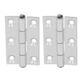 thumbnail image 3 of 2Pcs Flat Hinge Folding Aluminum Profile Resin Bushing Axes Square Door Hardware, 3 of 8