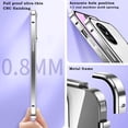 thumbnail image 5 of Compatible with Oppo Reno 10 Pro Case with Built-in Privacy Glass Screen Protector, Ultra Slim Oppo Reno 10 Pro Phone Case Clear for Women Men Shockproof Protective Cover (White), 5 of 14