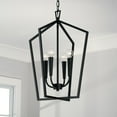 thumbnail image 3 of 4 Light Foyer In Modern Style-22 Inches Tall And 16.75 Inches Wide-Matte Black Finish    -Traditional Installation Capital Lighting 545941Mb, 3 of 10