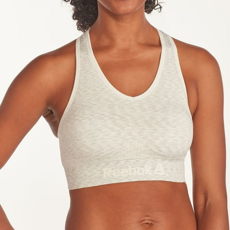 Reebok Womens Medium Impact Seamless Sports Bra With Removable Bra Cups  Sizes S-3XL