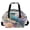 Bluebird and Flower, variant on Quilted Lunch Bag Tote for Women with Adjustable Shoulder Strap for Work Picnic Travel Birds on A Wire