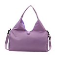 thumbnail image 3 of Bolsa de hombro para esterilla de Yoga, bolsillos de almacenamiento y húmedo portátiles, suministros, bolsa de mano para Fitness Púrpura, 3 of 8