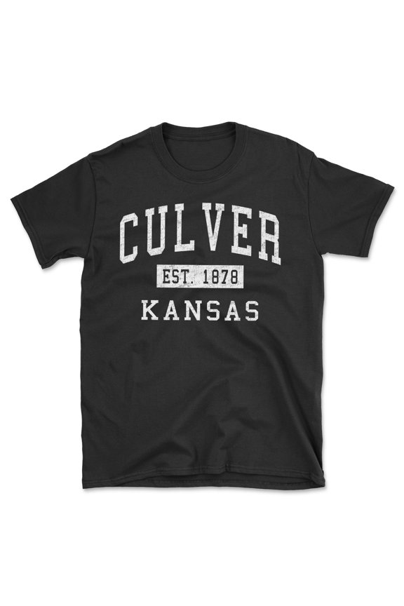 Culver Kansas Classic Established Men's Cotton T-Shirt
