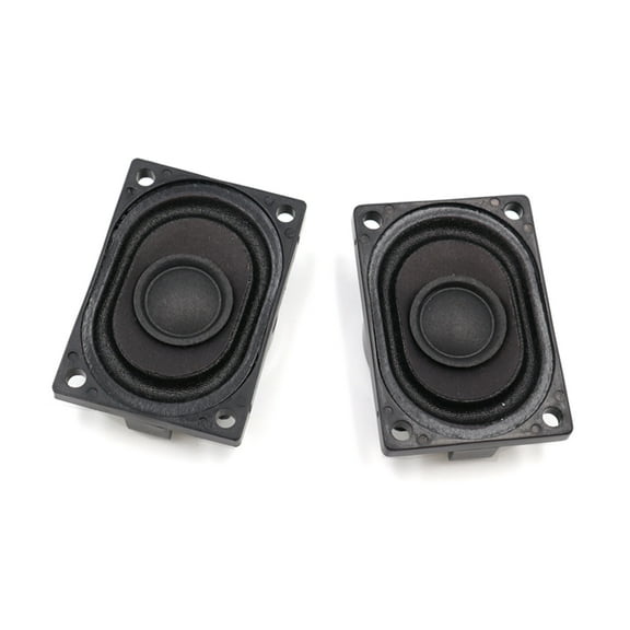 JUNTEX 2pcs 2W 8 ohm Speakers Horn 2840 Amplifier Rubber Gasket Loudspeaker 28x40mm LCD
