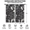 thumbnail image 2 of Blackout Kids Curtains,Black Halloween Letter Bat Pattern Childrens Insulated Curtains Set Of 2,Bedroom Essentials,Toddler Room Decor 42"x84", 2 of 5
