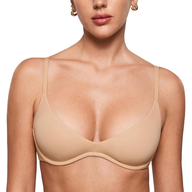 Sostén INLYRIC Inbarely Plus Demi con Aro y Sin Relleno 40E Beige
