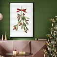 thumbnail image 6 of Mistletoe Bow I - Framed Gallery Wrapped Holiday Canvas - 27 x 41 - Black Frame, 6 of 8