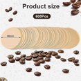 thumbnail image 4 of 600pcs Replacement Coffee Filter Paper Coffee Filter Disposable Paper Filters for Espresso Maker Mo, 4 of 5