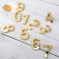 thumbnail image 2 of Aloha 10pcs Stereoscopic Number Sign Modern Plaque Number House Hotel Door Address Digits Sticker Plate Sign(0-9,1pcs for each Number 5cm Golden), 2 of 7