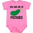 thumbnail image 3 of Inktastic You Had Me at Pickles Boys or Girls Baby Bodysuit, 3 of 5