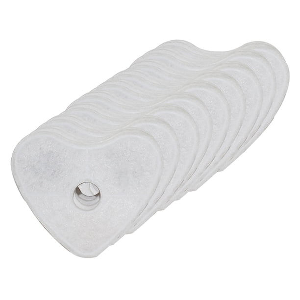 Filtro Automático Para Fuente De Mascotas, 40 Uds., Sistema De Filtración Doble, Reemplazo De Resina De Intercambio Iónico, Filtros De Fuente Para Gatos En Forma De Corazón Minnieouse PT002218-00