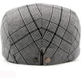 thumbnail image 6 of CoCopeaunts Newsboy Cap Spring Summer Hat Caps for Men Women Plaid Ivy Flat Cap Artist Painter Hat Adjustable Beret Hats for Men, 6 of 8