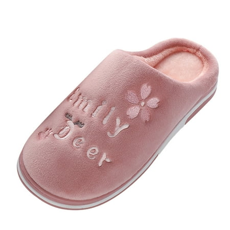 

Cptfadh Slippers For Women Shoes Women s Cute Cartoon Warm Cotton Soft Plush Home Slippers Indoor Outdoor