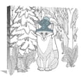 thumbnail image 1 of Global Gallery's 'Color the Forest Color IV' by Elyse DeNeige Stretched Canvas Wall Art, 1 of 1