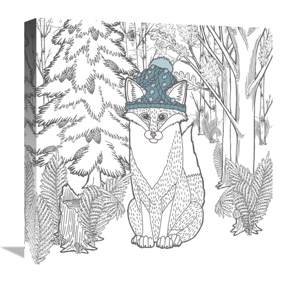 Global Gallery's 'Color the Forest Color IV' by Elyse DeNeige Stretched Canvas Wall Art