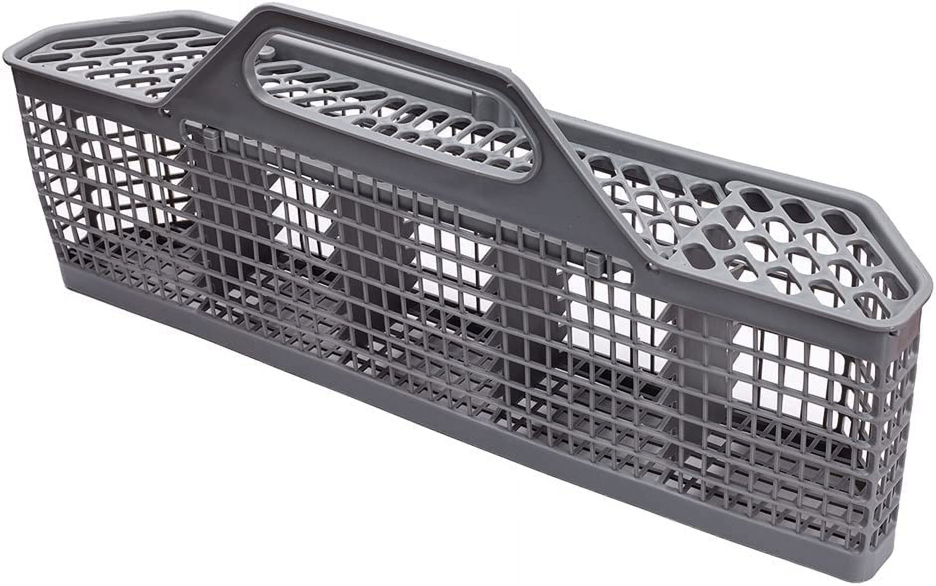 Universal Dishwasher Cutlery Basket Replacement WD28X10128 Dishwasher Utensil Silverware Basket, Compatible with Part No. AH959351, EA959351, PS959351, WD28X10127, WD28X10132