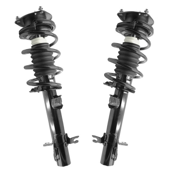 Detroit Axle - 2 Front Struts for 2011-2016 Mini Cooper Countryman Paceman, 2012 2013 2014 2015 Struts with Coil Spring Assembly Replacement Suspension [Without Sport Suspension]